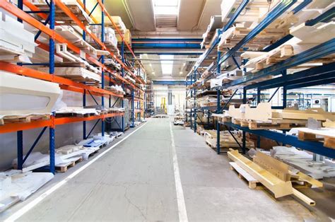 Large Warehouse Stock Image Image Of Freight Indoor 40553673