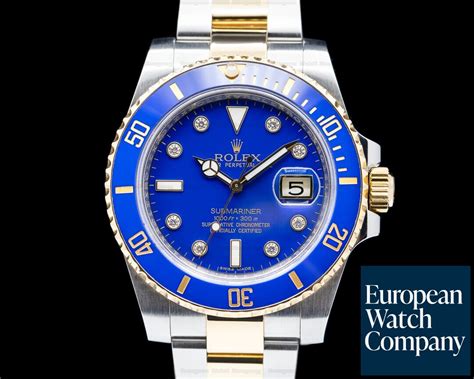 Rolex Lb Submariner Lb Ceramic K Ss Rare Diamond Dial