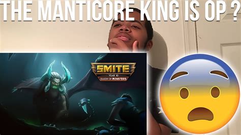 SMITE Martichoras The Manticore King Cinematic Teaser Reaction YouTube