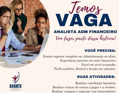 ANALISTA ADM FINANCEIRO - Vagas Fortaleza