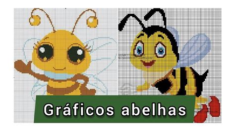 Gráficos abelhas ponto cruz YouTube