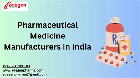 PPT - Pharmaceutical Medicine Manufacturers In India PowerPoint ...