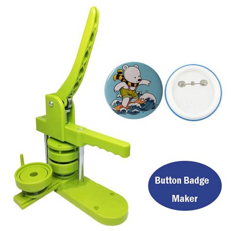 Dc Mm Button Badge Making Machine Maker With Button Badge Mould