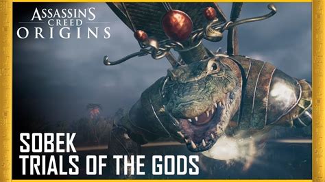 Assassins Creed Origins How To Easily Defeat Sobek Boss Legendary Sword Trial Of The