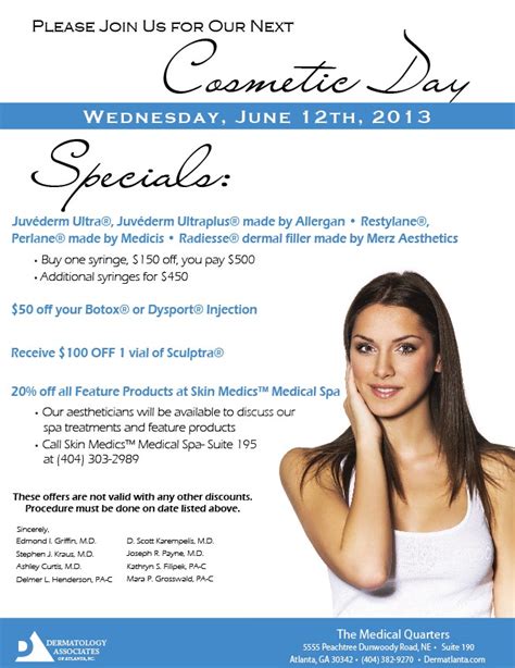 Botox Specials Dermatology Associates Of Atlanta Ga