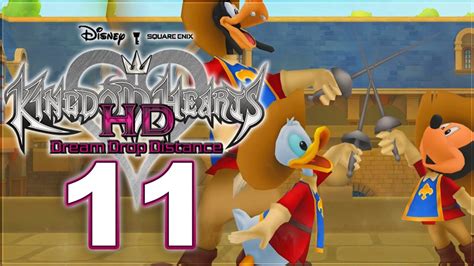 Kingdom Hearts Dream Drop Distance Hd Part 11 Country Of The Musketeers Youtube