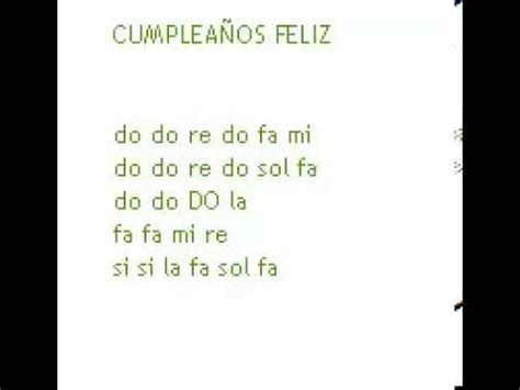 Cancion Cumplea Os Feliz Flauta Youtube