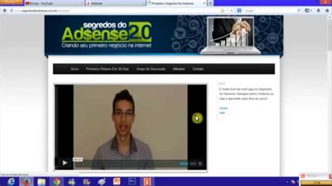 Como Ganhar U 100 Dólares por dia na internet Segredos do AdSense AULA