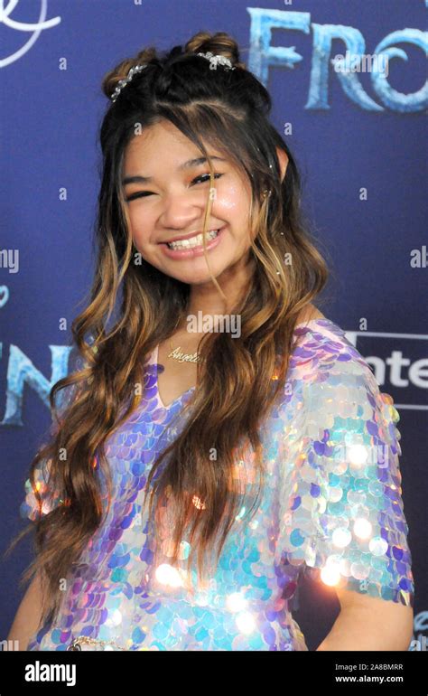 Hollywood California Usa 7th November 2019 Singer Angelica Hale