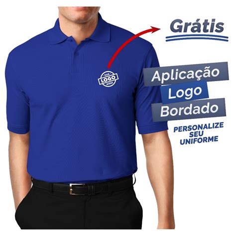 Camisas pólos Uniformes Empresas Bordado kit 10 unid no Elo7 confex