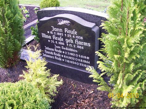 Grab Von Johannes Kruse 07 10 1924 23 10 1943 Friedhof Norden Neuer