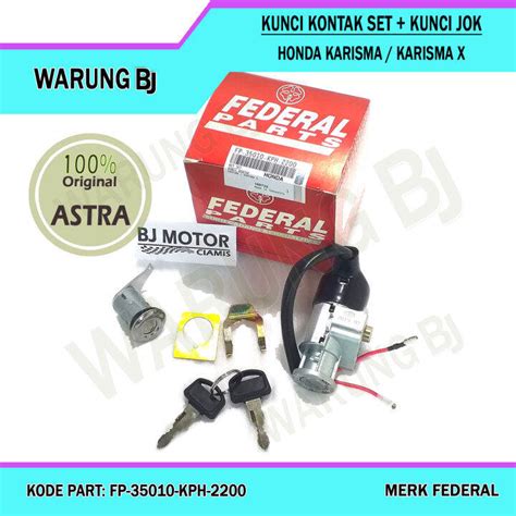 Kunci Kontak Set Komplit Honda Karisma Karisma X Original Astra