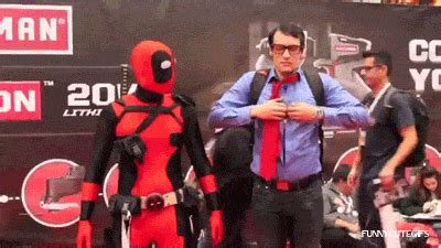 deadpool funny gif | WiffleGif