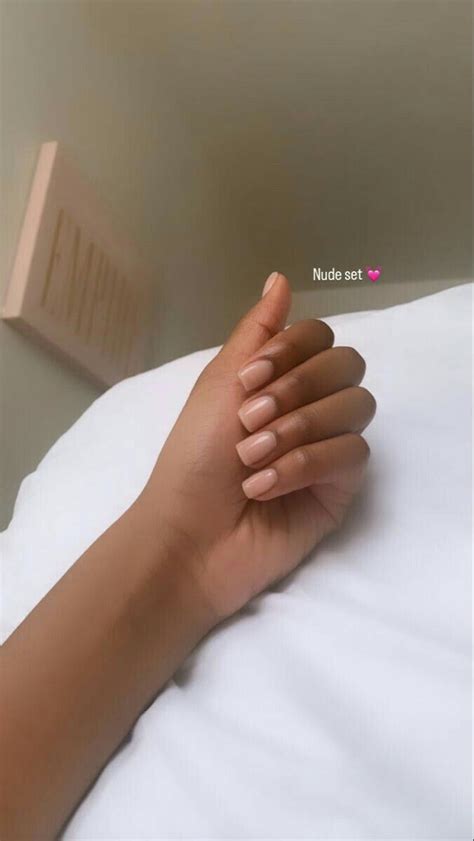 Nude Set Short Acrylic Nails Designs Classy Nails Natural Nails