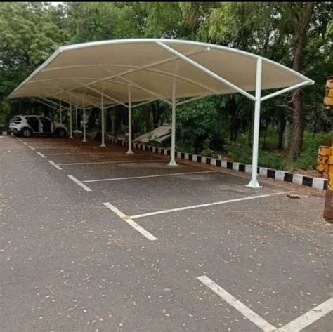 Pyramid Tensile Car Parking Shed For House And Commercial Paint