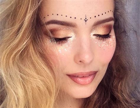 Image Result For Glitter Makeup Festival Makeup Glitter Festival Makeup Rhinestones Festival