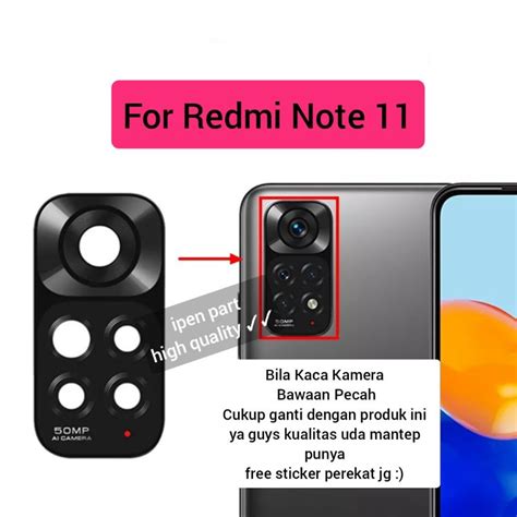 Camera Lens Redmi Note Rear Camera Glass Lens Xiaomi Lens Shopee