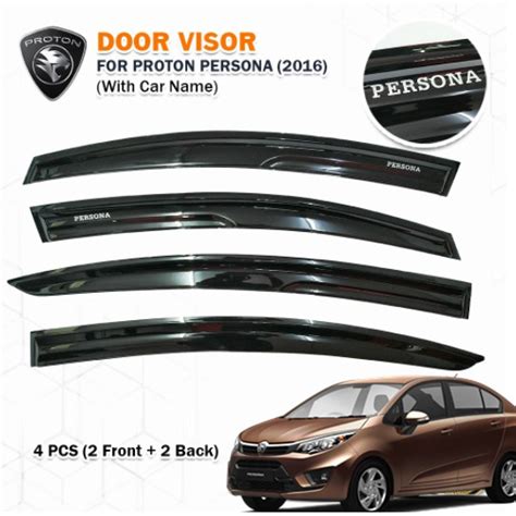 Visor Pintu Kereta 1set Mugen Window Door Visor For Bezza Aruz Waja