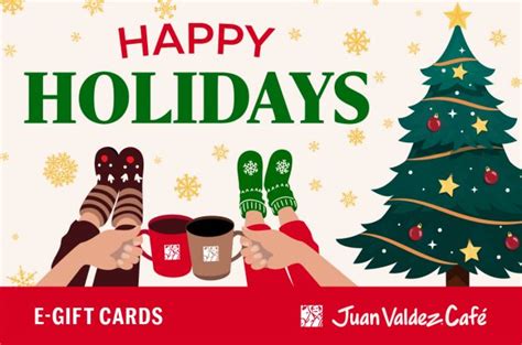 E-Gift Card – Happy Holidays – Juan Valdez ® Café Store