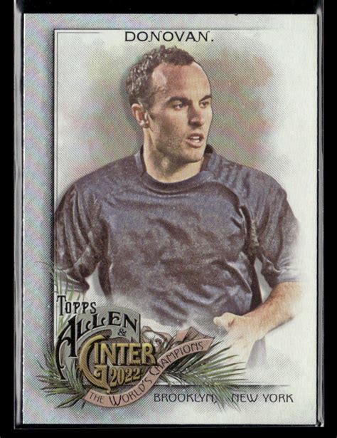 Landon Donovan Topps Allen Ginter Silver Portrait Hot Box Foil