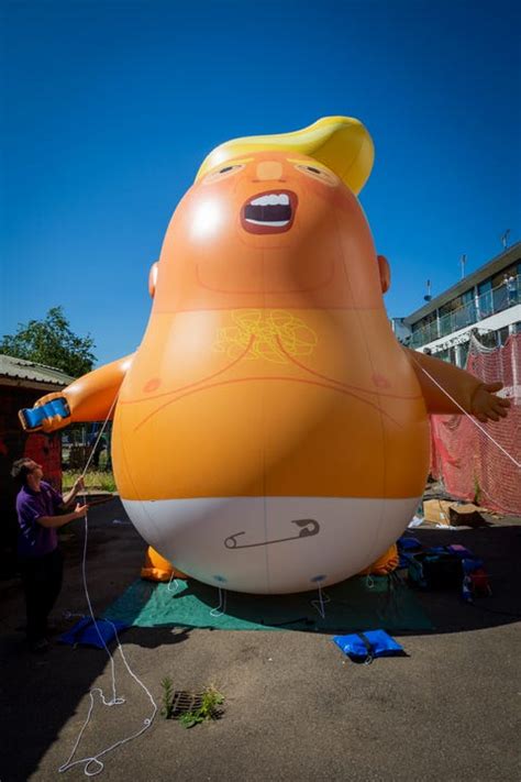 A Gigantic Balloon of Trump as a Diaper-Wearing Baby Will Fly Over London