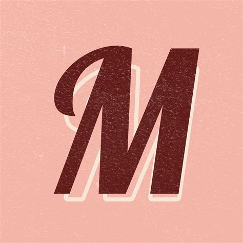 Letter M Font Printable A To Z Stylish Lettering Alphabet Free Image