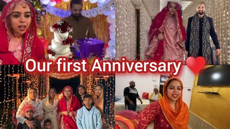 Happy First Wedding Anniversary ️dulhan Bani😍saba Ka Jahan Dipika Ki