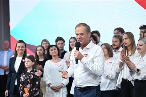 Opozycja o wynikach exit poll Tusk Jestem dziś najszczęśliwszym