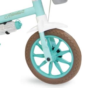 Bicicleta Infantil Aro Nathor Antonella Baby Verde Gua Bike Plus