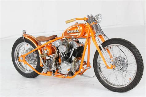 Hell Kustom Harley Davidson Knucklehead By Boccin Custom Cycles