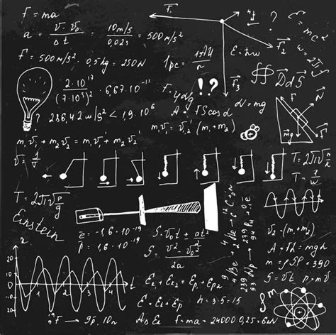 Fórmulas físicas Ecuaciones matemáticas teorías físicas cálculos