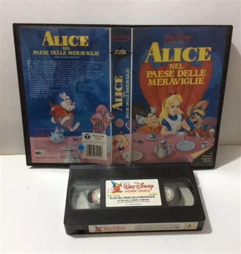 Vhs Film Disney Home Video Alice Nel Paese Delle Meraviglie No Dvd