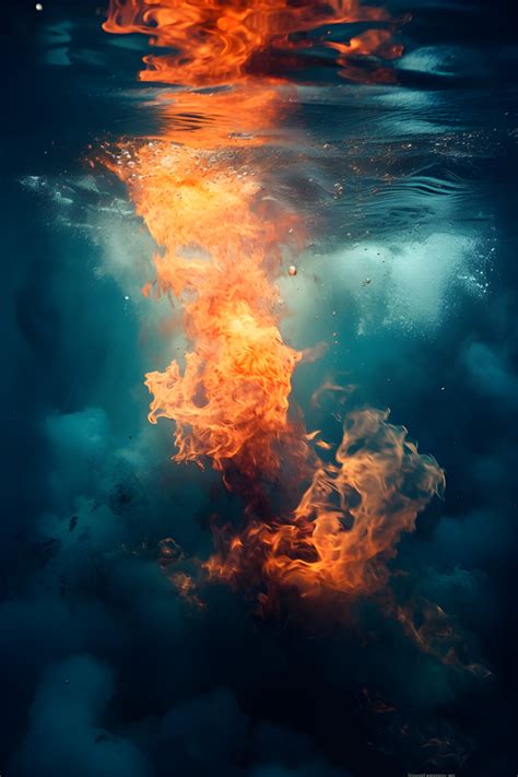 Underwater fire - Impossible Images - Unique stock images for ...