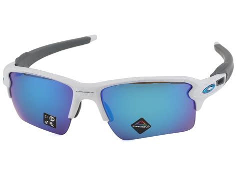 Oakley Flak 2 0 Xl Sunglasses Polished White Prizm Sapphire Iridium Lens Performance Bicycle