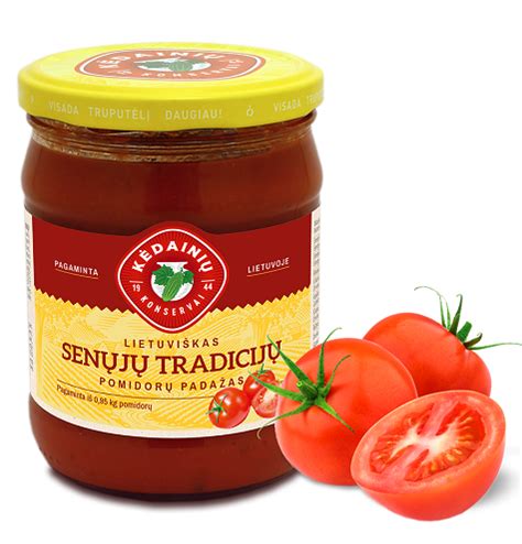 Tomato Sauce Old Lithuanian Traditions G Bandi Foods Europe