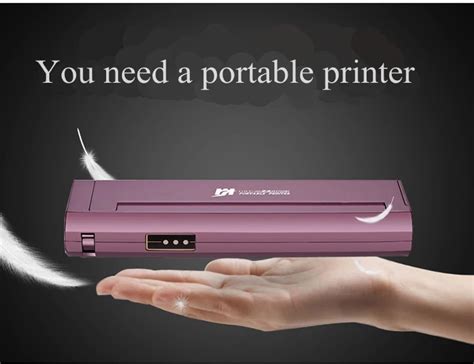 A4 Paper Portable Printer Mini Thermal Printer Bluetooth Or Usb