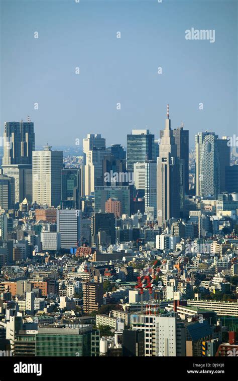 Japan, Tokyo, Shinjuku, skyline, general aerial view Stock Photo - Alamy