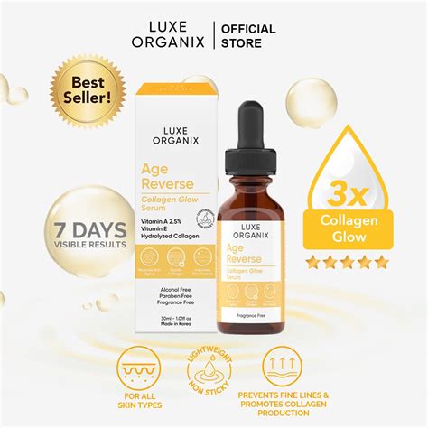 Luxe Organix Age Reverse Retinol 25 Serum 30ml Lazada Ph