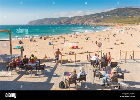 Praia Do Guincho Cascais Portugal Stock Photo Alamy