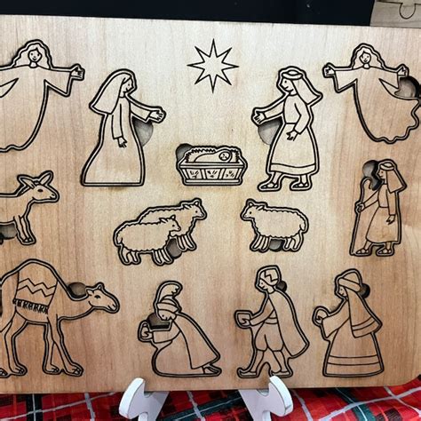 Nativity Scene Jigsaw Puzzle - Etsy