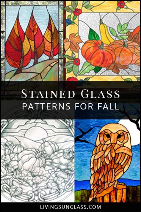 Fall Stained Glass Patterns For Home Decor