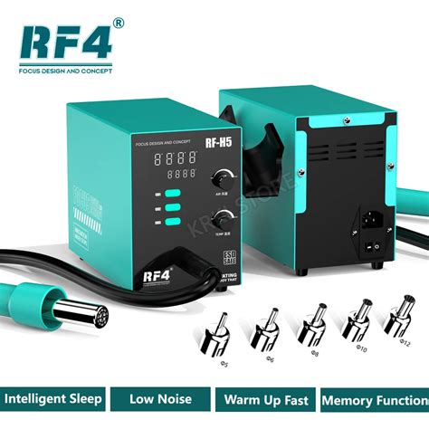 Rf W Fast Desoldering Hot Air Gun Soldering Station Digital Display Intelligent Bga Rework