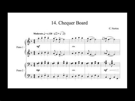 C Norton 14 Chequer Board Microjazz Piano Duets Collection 1 For