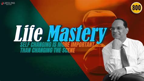 Life Mastery Dr Pp Vijayan Lifeline Tv Motivational Speech Youtube