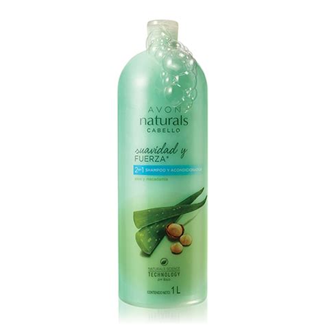 Avon Naturals Shampoo Para El Cabello Aloe Y Macadamia