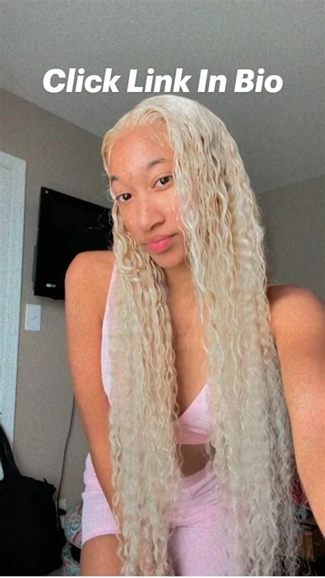 Pikjade 613 Lace Front Wig Human Hair Blonde Wig Human Hair 613 HD 13x4 Deep Wave Lace