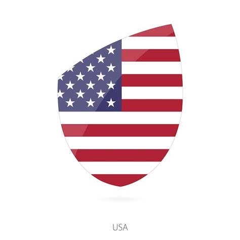 Bandera De Estados Unidos Vector Premium