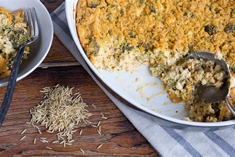 Brown Rice And Broccoli Cauliflower Casserole