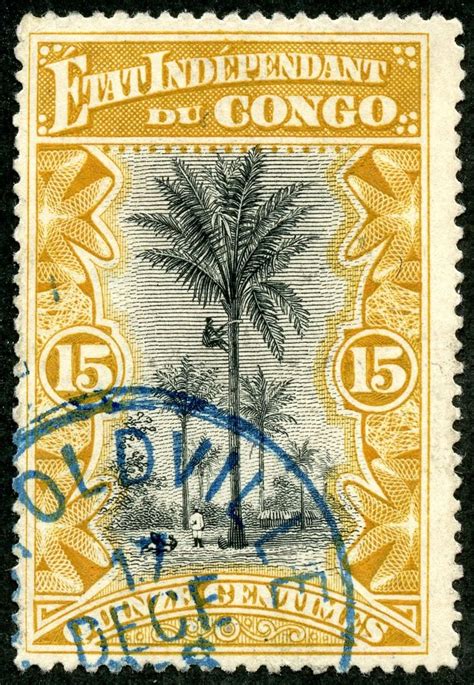 Belgian Congo Scott C Ocher Black Climbing Oil Palms