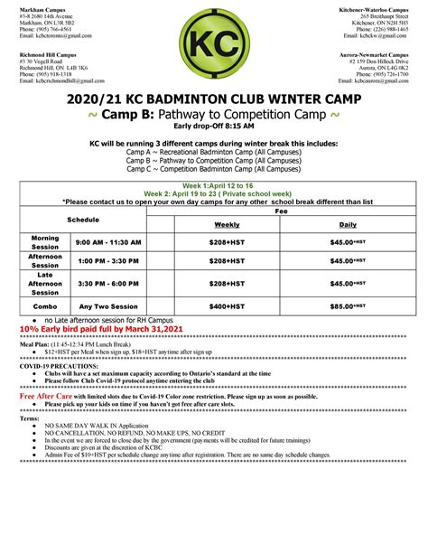 KC Badminton Club – The Leading Badminton Training Center In Canada